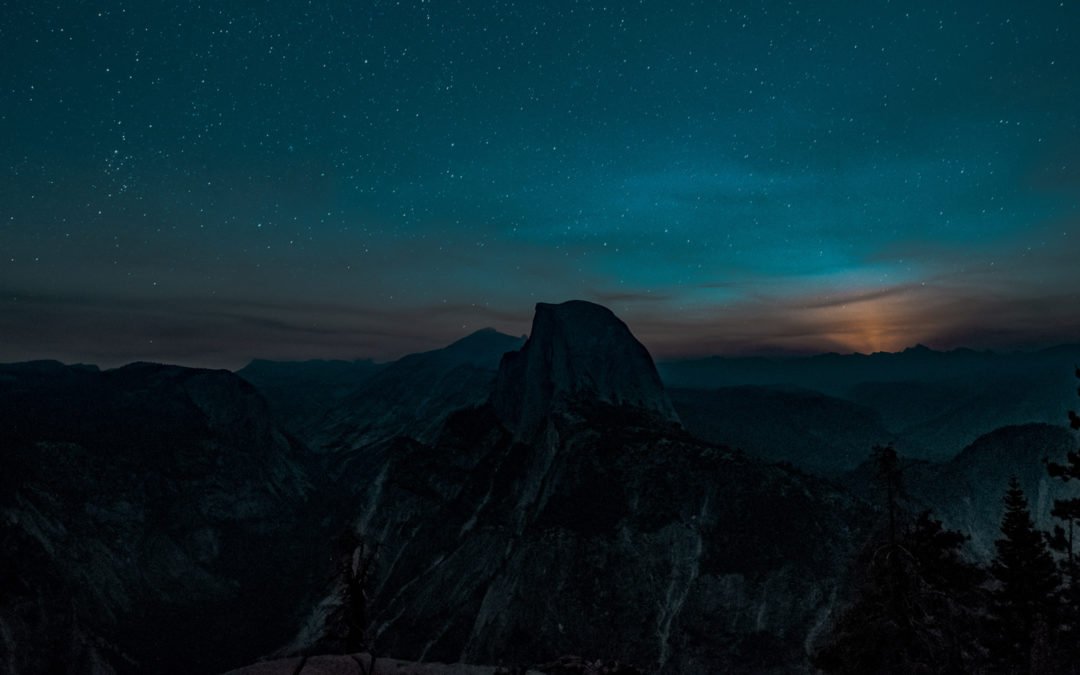 Night sky view photography